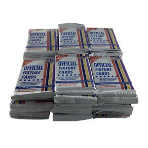 (91) 1991-92 Pro Set Fixtures Soccer Football 10 Card Pack Lot